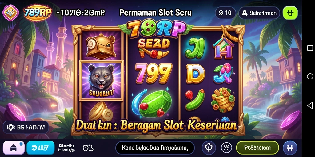 Screenshot utama 789RP menampilkan gameplay slot yang menarik dan interaktif.