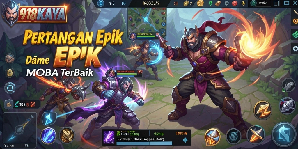 Tampilan gameplay <strong>918KAYA</strong> yang epik dan seru saat berhadapan dengan musuh.