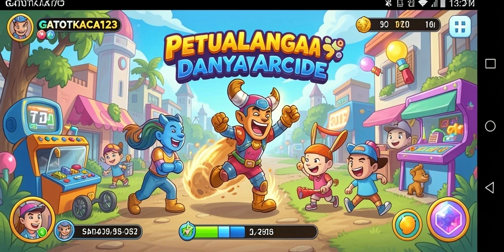 Tampilan gameplay seru GATOTKACA123 dengan aksi yang menegangkan.