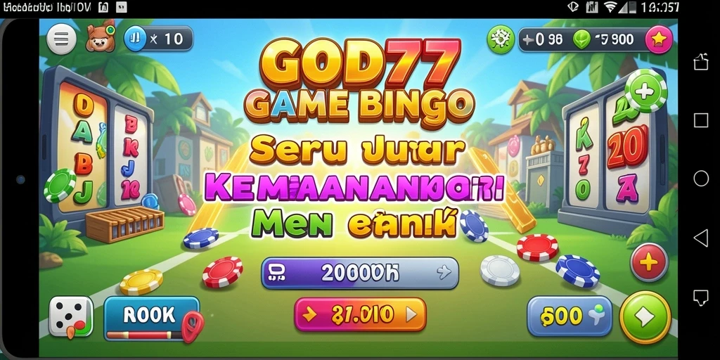 Tampilan menarik gameplay Bingo di GOD77 dengan momen seru.