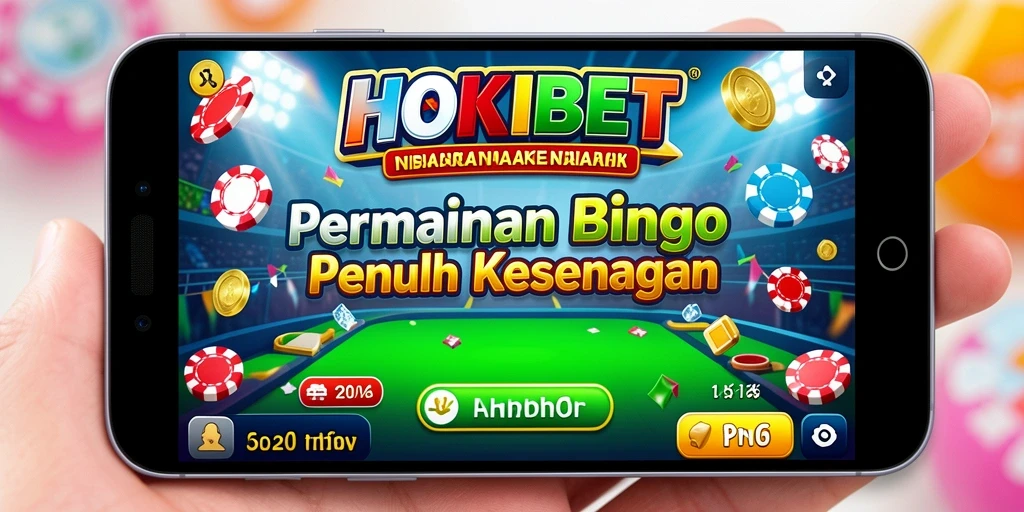 Tampilan gameplay HOKIBET yang menarik dengan suasana bingo yang dinamis.
