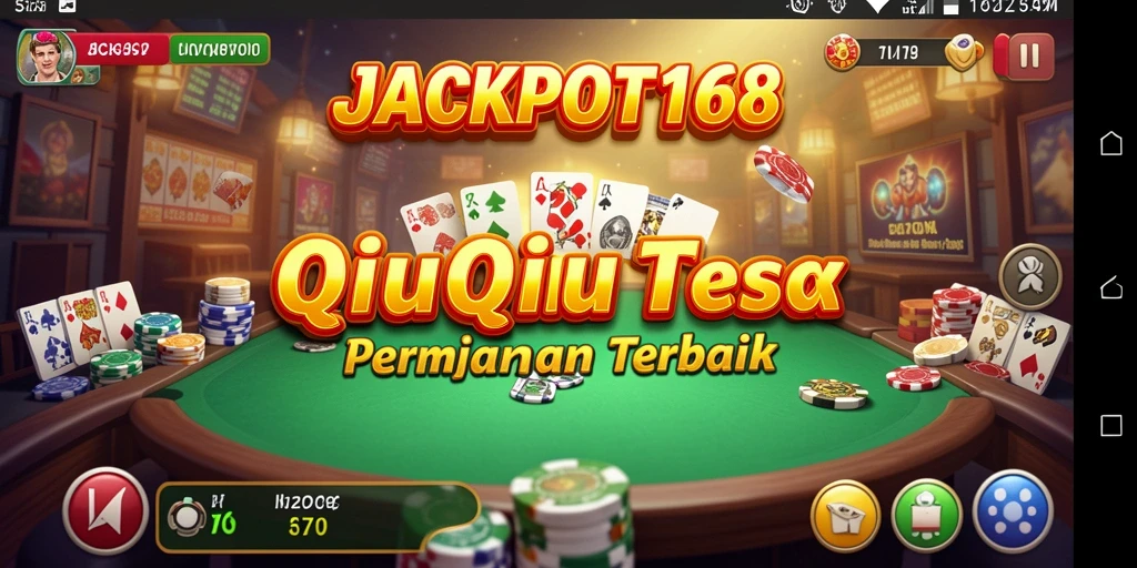 Tampilan gameplay QiuQiu yang menarik dan kompetitif.