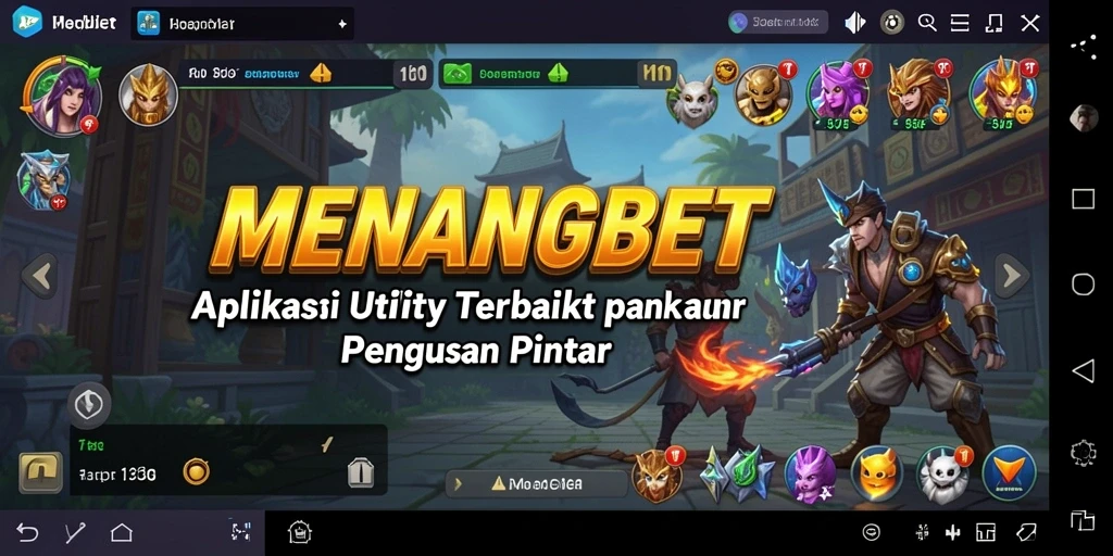 Tampilan aplikasi MENANGBET yang mudah digunakan dan informatif