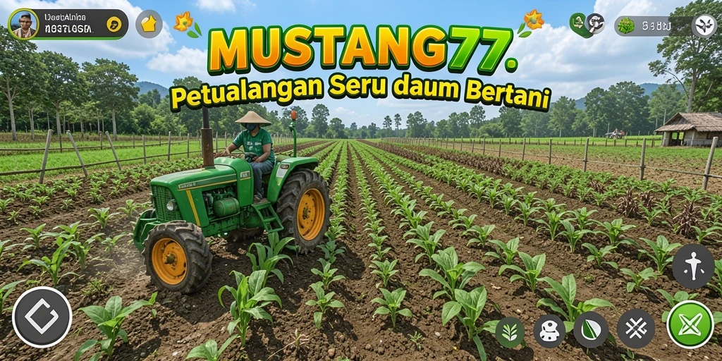 Gameplay seru dan menarik di MUSTANG77 dengan elemen peternakan.