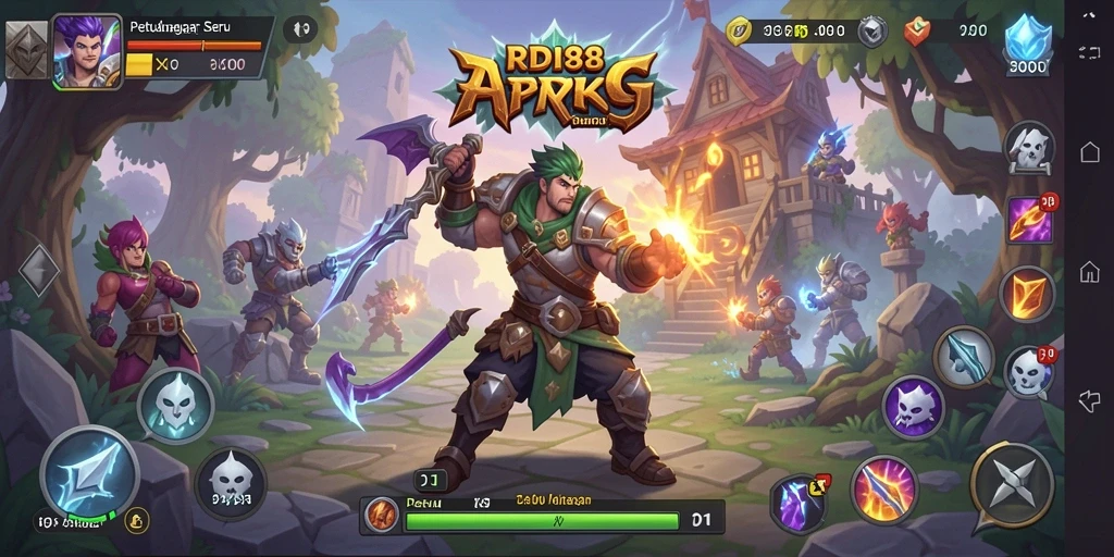 Tampilan gameplay RDI88 yang epik dan mendebarkan.