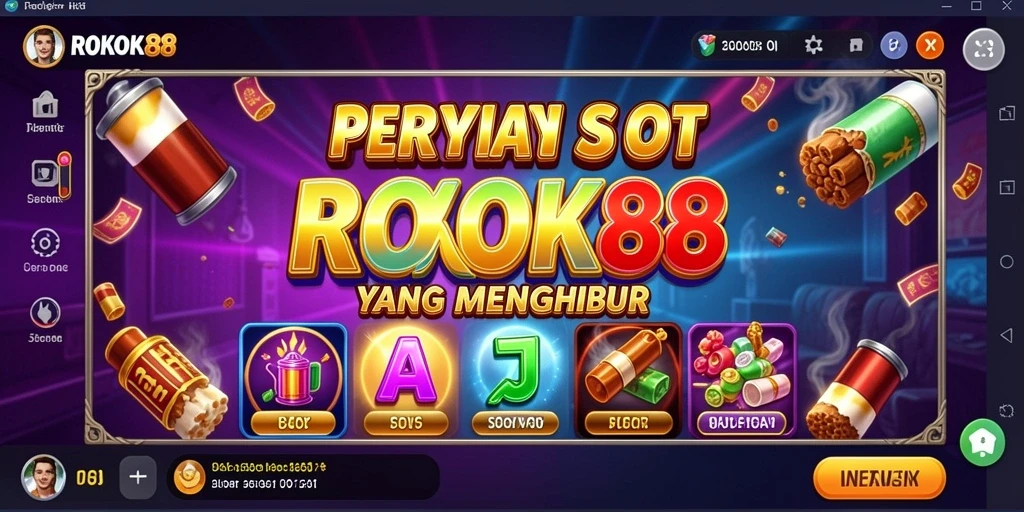 Screenshot menunjukkan gameplay seru di <strong>ROKOK88</strong>.