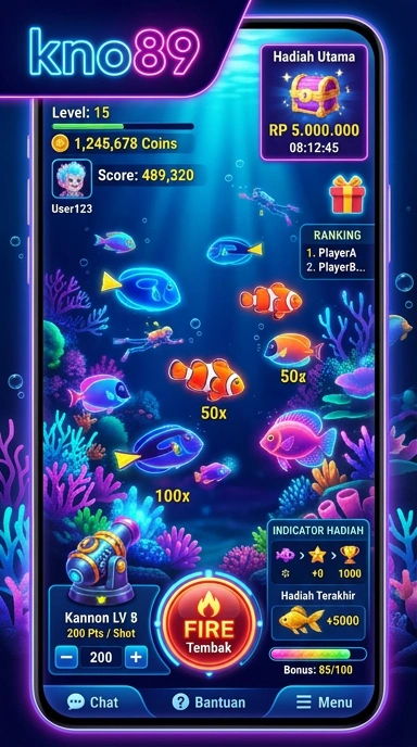 Screenshot aplikasi kno89, antarmuka yang mudah digunakan.